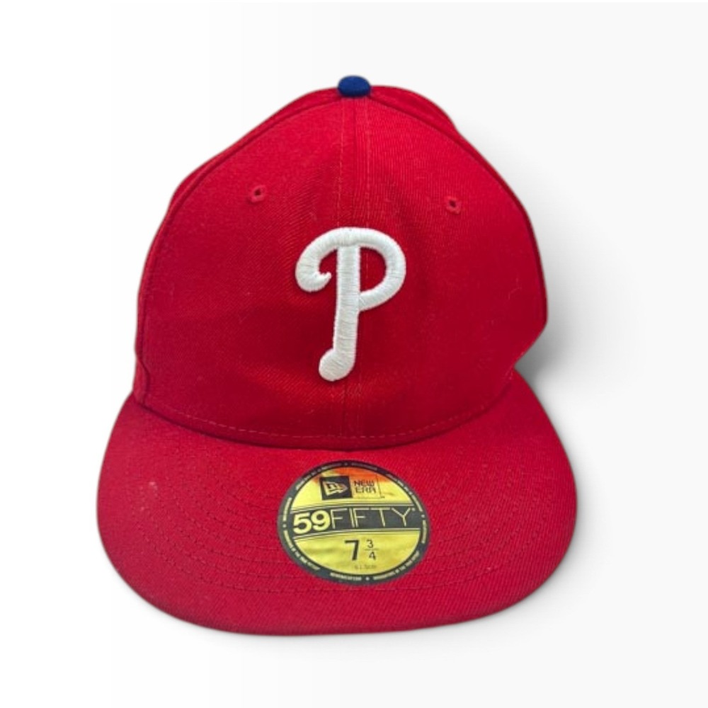 Philadelphia Phillies MLB Authentic On-Field Fitted Hat Red 7 3/4 New With Tags